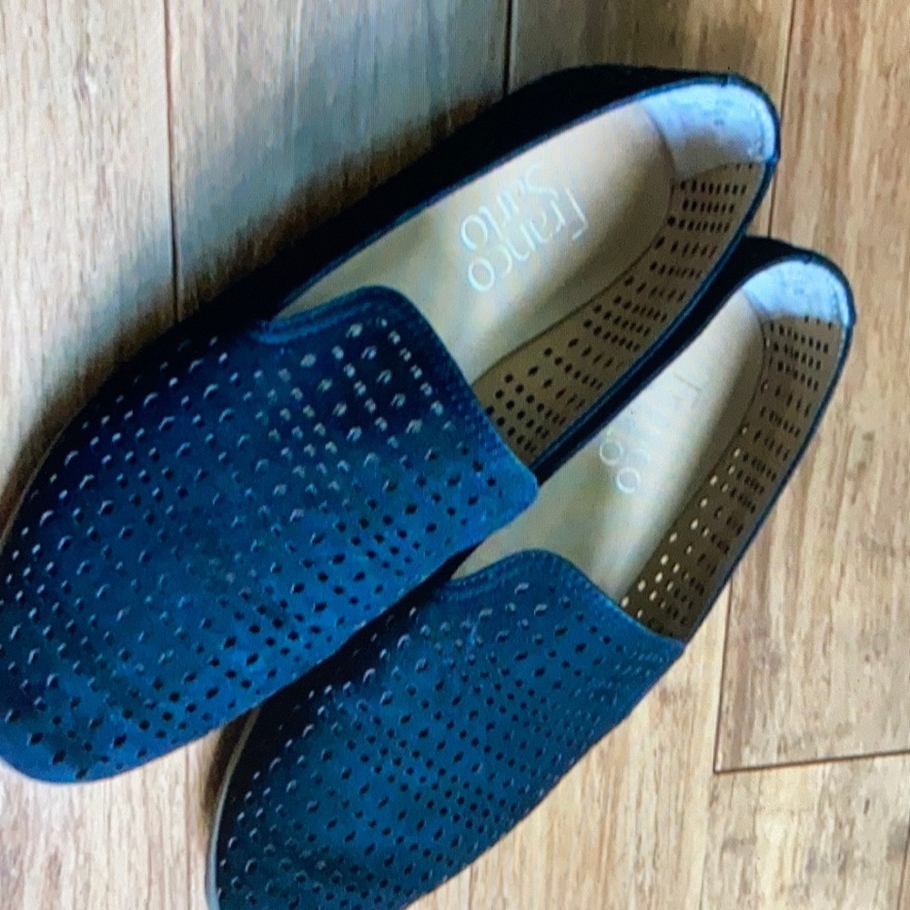FRANCO sarto women’s black faryn slip on